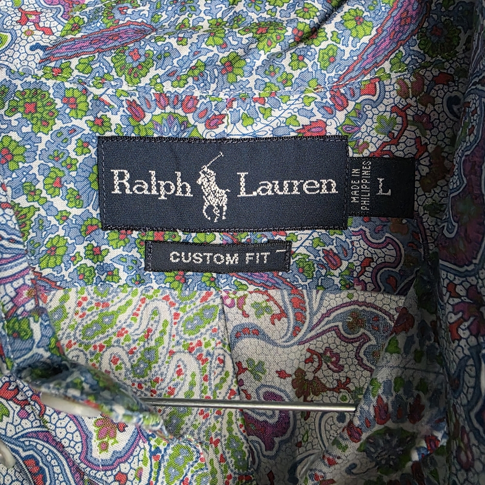 Ralph Lauren Multicolor Paisley Shirt Size L